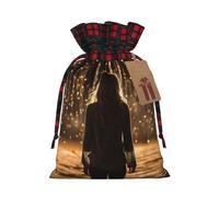 CHUNMINW Follow Your Dreams - Bolsa de regalo personalizada con cordón para mujer, fiesta de Navidad, boda, San Valentín, 1 unidad
