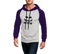 CHUNOTU - Sudadera con capucha de Halloween para hombre con texto en inglés "Don't Test One Letter", amarillo, M