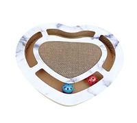 CHUNXVLI Rascador para Gatos Almohadillas para Rascar Forma De Amor Corrugado Gato Moler Garra Placa Protección Sofá Gato Rascador Juguete De Entrenamiento para Gatos para Gatos De Interior
