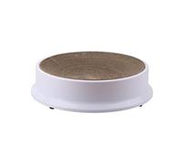 CHUNXVLI Rascador para Gatos Rascador para Gatos Cartón Durable Reversible Corrugado Rascador para Gatos Almohadilla para Rascar Salón Sofá Cama para Gatos De Interior(White)