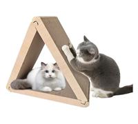 CHUNXVLI Rascador para Gatos Rascador Vertical For Gatos De 3 Lados, Rascador For Gatos, Tablero Rascador Triangular Plegable For Gatos De Interior para Gatos De Interior(44cm)