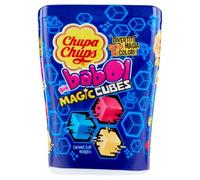 Chupa Chups Big Babol Magic Cubes, Chicle en Cubos, Sabores de Frutas Surtidos, Multicolor, 86g