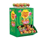 CHUPA CHUPS Caja Expositora de Piruletas de Frutas - 150 piezas