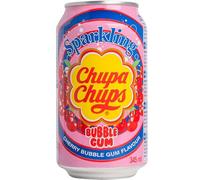 CHUPA CHUPS, Chupa Chups, Zumo de fruta Sparkling Cherry Bubble Gum, Multipack (24 X 345 ml)