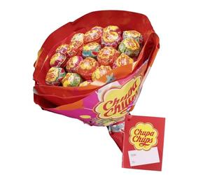 Chupa Chups Flower Bouquet, Caramelo con Palo Original de Sabores Variados, 0.23 Kilogramos, 19 x 12 g