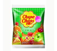 Chupa Chups Fruit 250 Piruleta Relleno de Frutas Variedades