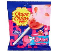 Chupa Chups Lollipop Bubblegum - Confezione da 8 Pezzi