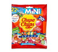Chupa Chups Mini, Caramelo con Palo de Sabores Variados, 20 x 6 g