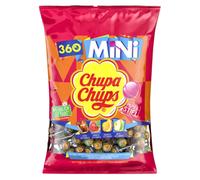 Chupa Chups Mini Lollipops 4 Sabores 360 Caramelos Rellenables 2160 g