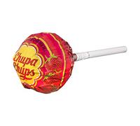 Chupa Chups Original, Caramelo con Palo de Sabores a Fresa, Super Chups 20 unidades de 12 gr. (Total 240 gr.)