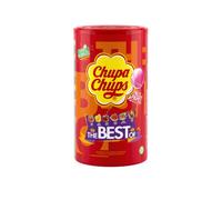 Chupa Chups Original, Caramelo con Palo de Sabores Variados, Tubo Eancode de 100 unidades de 12 gr. (Total 1.200 gr.)