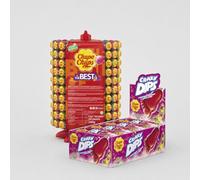 Chupa Chups Rueda 200 Uds + 24 Crazy Dips Fresa