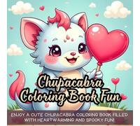 Chupacabra Coloring Book Fun: adorable chupacabra coloring book, cute monster coloring book, heart lollipop coloring book, mythical creature coloring ... coloring book, spooky and cute coloring book