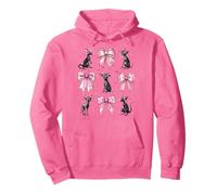 Chupacabras, críptido, criptozoología, Chica, Coqueta, Lazo Rosa Sudadera con Capucha