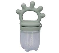 Chupete Alimentador de Alimentos de Frutas para Bebés, Alimentador y Mordedor de Silicona, Suministros de Alimentación de Alimentos para Bebés para Bebés (Verde oliva)