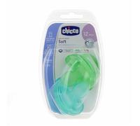Chupete chicco physio soft azul +12m 2u