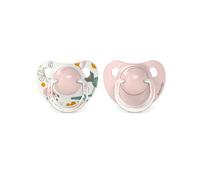 Chupete con Tetina Anatómica de Silicona - Rosa - 0 - 6 meses