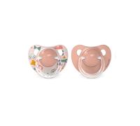 Chupete con Tetina Anatómica de Silicona - Rosa , 6 - 18 meses