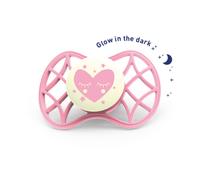 Chupete Cool! 0m+ Tetina Ortodóntica Fluo Cashmere Rose Nuvita