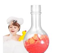 Chupete de baño perfumado, cubo de baño, divertido juguete de baño, bola de baño perfumada con una durabilidad excepcional, juguete de baño seguro y saludable con diseño de botella de ciencia