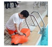Chupete de entrenamiento de seguridad para piscina, peso ajustable para ejercicios realistas de rescate acuático y salvavidas
