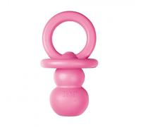 Chupete de goma para cachorros - KONG Binkie - Tamaño: Pequeño | Color del Producto: Rosa bebé