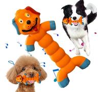 Chupete de goma para perros masticar juguetes - cepillo de dientes indestructible, de sonido gruñido de látex, juegos de de la ansiedad | masticable de goma chirriante