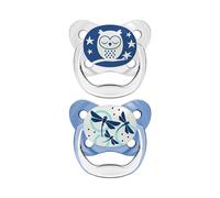 Dr. Browns Chupete PreVent Ortodóntico Nocturno Silicona Sin BPA 0-6 meses Pack 2 unidades