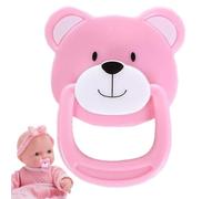 Chupete Magnético, Chupete Muñeco Reborn, con imán simulado para niño y niña con Forma de Oso, pezón de muñecas para Accesorios de muñecas DIY