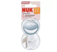 Chupete Nuk Mommy Feel Azul Gris 0-9 2U