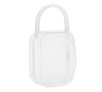 Chupete portátil para bebé, pezón de viaje para estuche, caja de almacenamiento de forma redonda, soporte para chupete de bebé