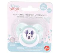 CHUPETE TETINA ANATOMICA SILICONA +6 M CON FUNDA COOL LIKE MICKEY
