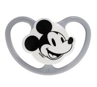 Chupete tranquilizador, chupete ortodóntico de silicona para recién nacidos + estuche (DISNEY Mickey Mouse A, 18-36m)