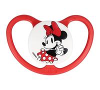 Chupete tranquilizador, chupete ortodóntico de silicona para recién nacidos + estuche (DISNEY Minnie Mouse B, 6-18)