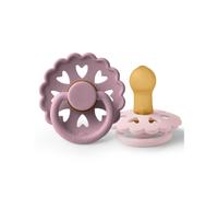 Chupetes Block Fairytale rosa Frigg - Talla: 0 - 6 meses, Material: Latex, Tetina: Redonda