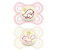 Mam Perfect Night Chupete Anatómico Silicona 2-6M 2uds