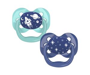 Chupetes Dr. Browns Advantage Reversible - Azul , 0 - 6 meses