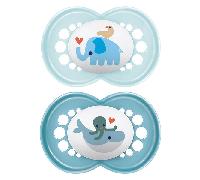 Mam Original Classic Chupete Silicona 18+ 2uds