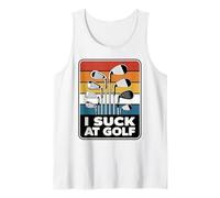 Chupo en el Golf Broma Divertido Perdedor de Golf Hombres sarcásticos Golf Camiseta sin Mangas