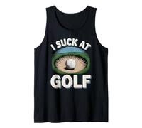 Chupo En Golf Loser Papá Broma Sarcástica Golfing Camiseta sin Mangas