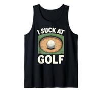 Chupo En Golf Loser Papá Broma Sarcástica Golfing Camiseta sin Mangas
