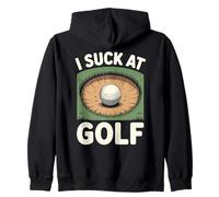Chupo En Golf Loser Papá Broma Sarcástica Golfing Sudadera con Capucha