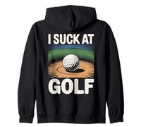 Chupo En Golf Loser Papá Broma Sarcástica Golfing Sudadera con Capucha