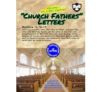 Church Fathers Letters Volume 1 Large Print