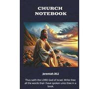Church Notebook: Christian Church Notebook for Sermons, Bible Study, and Daily Devotion - 6"x9" Hardcover, 120 Lined Pages for Notes and Reflection