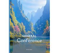Church of Jesus Christ of LDS General Conference Notebook Study Journal Youth Missionary Gift nature mountains lake forest landscape one year two ... impressions book one year two conferences