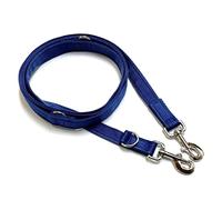 Church Products UK Correa de entrenamiento de perro estilo policía de 25 mm para control de obediencia, multifunción, doble extremo (2,4 m), color azul marino