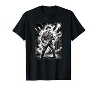 Churchill Guitarrista Historia Divertida Guitarra Humor Camiseta