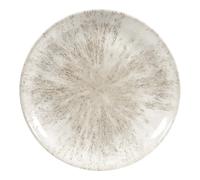 CHURCHILL Plato Plano Piedra Ágata Gris 21,7cm Antipasto Postre Restaurante