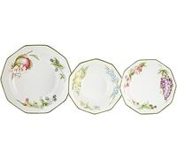 Churchill Vict - Vajilla de 18 Piezas Dec Victorian Orchard, Blanco Marfil